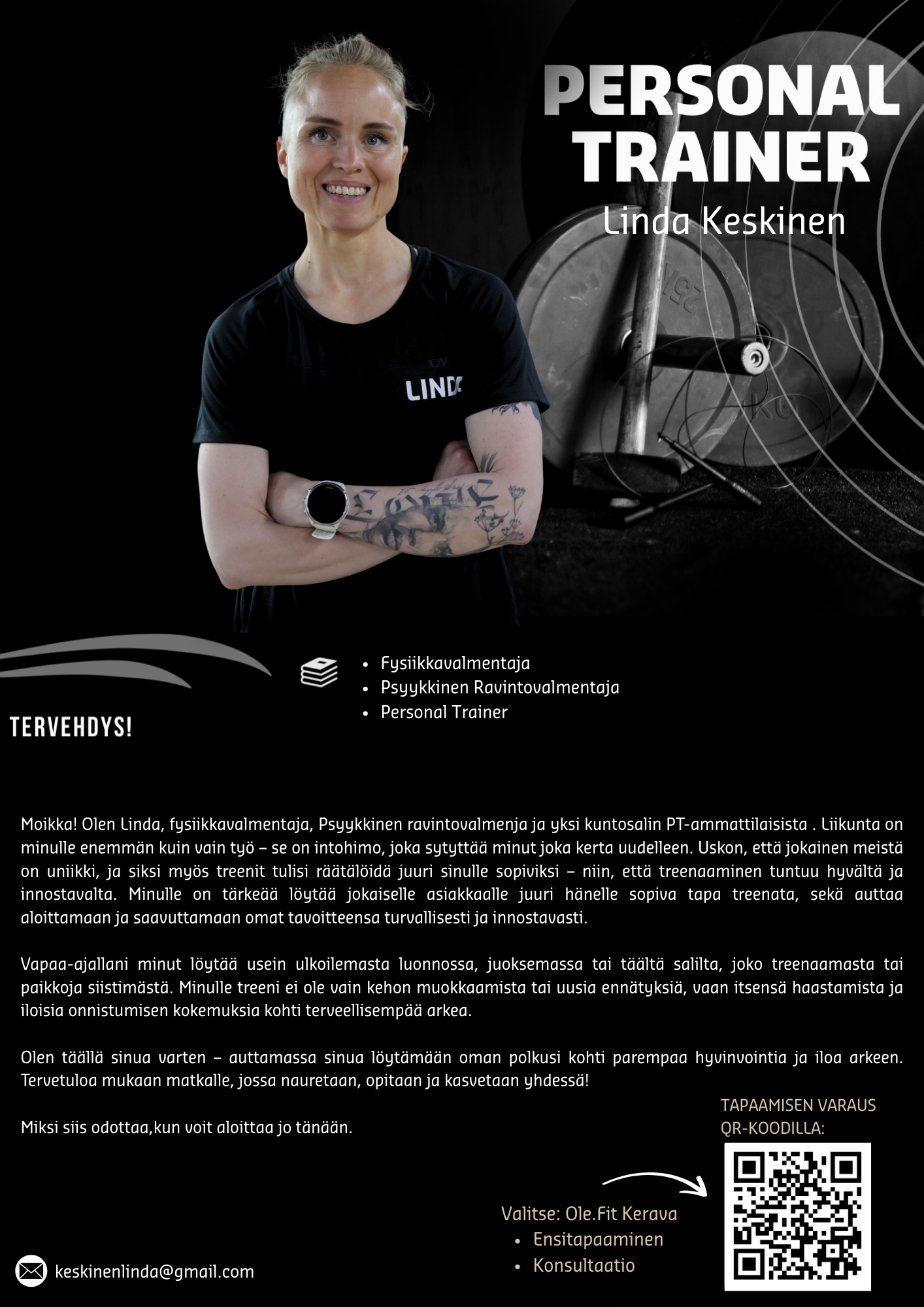 Linda Keskinen Personal trainer